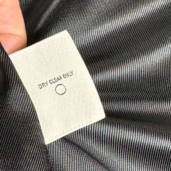 Pronto Uomo black wool and cashmere blend button up coat size L - Picture 11 of 15